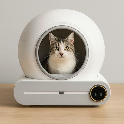 Automatic Cat Litter Box – Self-Cleaning Design