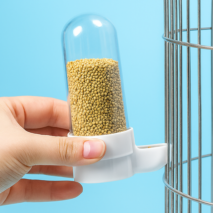 Hanging Bird Feeder & Water Dispenser for Cage