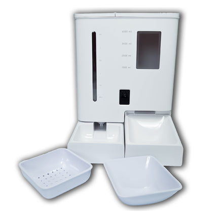 Smart Pet Feeder & Water Fountain – 2-in-1 with Camera and App Control