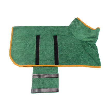 Microfiber Dog Bathrobe – Drying Pet Towel Coat