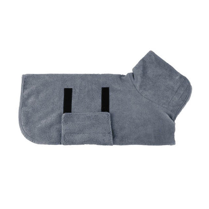 Microfiber Dog Bathrobe – Drying Pet Towel Coat