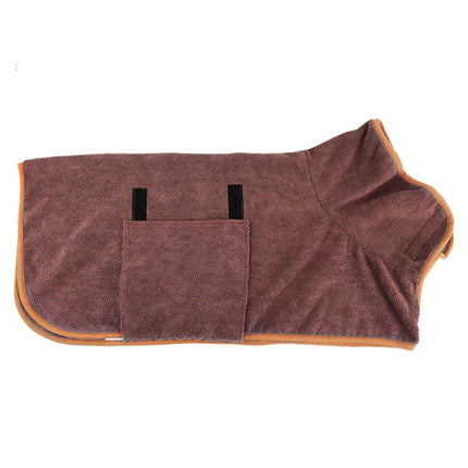 Microfiber Dog Bathrobe – Drying Pet Towel Coat