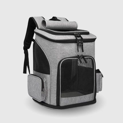 Pet Carrier Backpack – Expandable Foldable Bag with Breathable Design