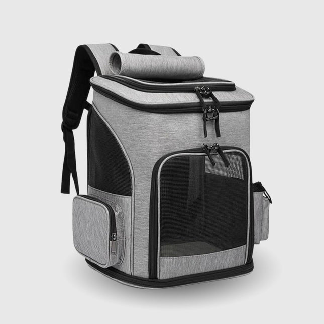 Pet Carrier Backpack – Expandable Foldable Bag with Breathable Design