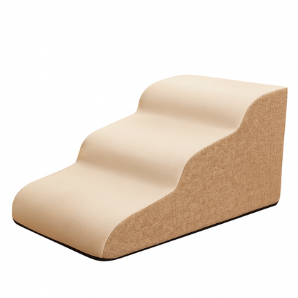 Memory Foam Pet Stairs – 2/3 Step Non-Slip Ladder for Dogs & Cats