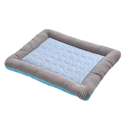 Cooling Pet Bed – Breathable Ice Silk Cushion for Dogs