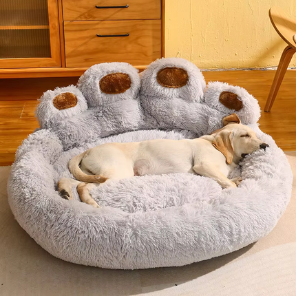 Winter Dog Bed – Plush Sofa Nest with Removable Washable Cover