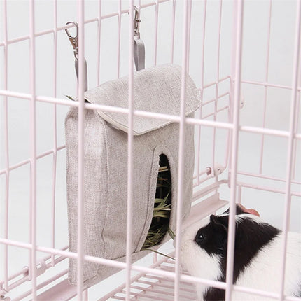 Hanging Hay Feeder Bag – For Rabbits, Guinea Pigs & Small Pets