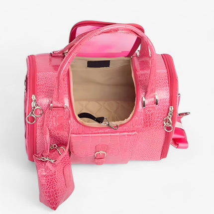 Leather Dog Carrier – Shoulder Bag for Small Dogs