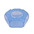 Blue with cover