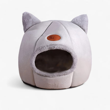Winter Pet Bed – Washable Sleeping Cave for Cats
