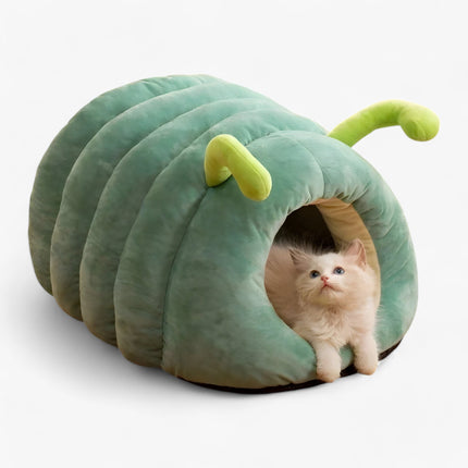 Winter Pet Bed – Plush Enclosed Nest