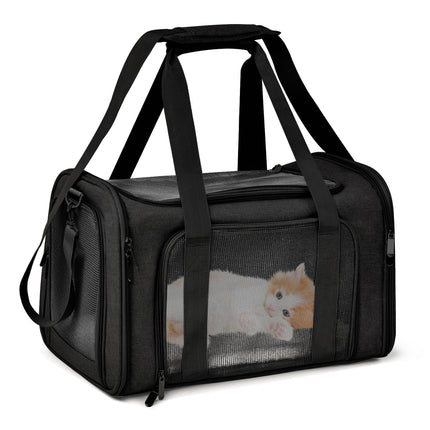 Pet Travel Carrier Bag – Soft-Sided Backpack for Small Dogs and Cats