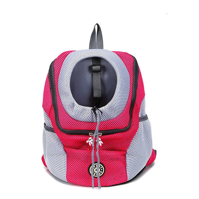 Portable Pet Carrier Backpack – Breathable Mesh Travel Bag for Cats & Dogs