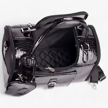 Leather Dog Carrier – Shoulder Bag for Small Dogs