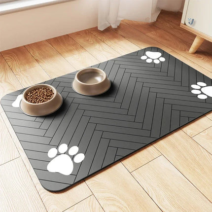 Waterproof Pet Feeding Mat – For Food and Water Bowls