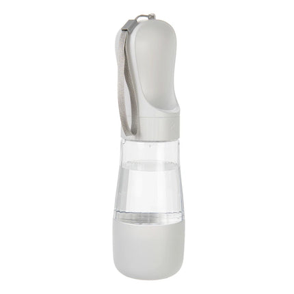 2-in-1 Portable Pet Water Bottle with Food Container – For Dogs and Cats