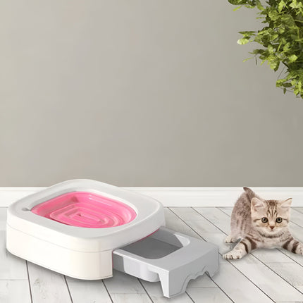 Cat Toilet Training Set – Reusable Step-by-Step Trainer