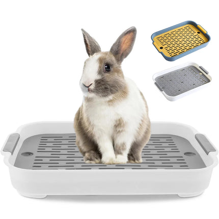 Rodent Litter Box - Toilet Tray for Rabbits, Guinea Pigs & Rodents