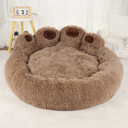Winter Dog Bed – Plush Sofa Nest with Removable Washable Cover