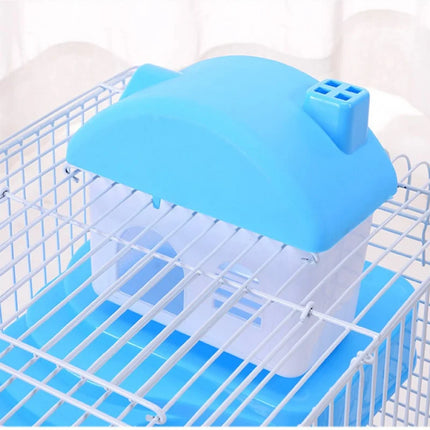 Hamster Cage with Slide – Double-Layer House for Small Rodents and Guinea Pigs