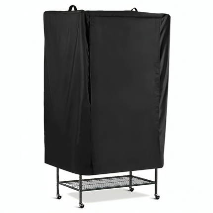 Black Cage Cover for Birds – Oxford Fabric with Secure Fit