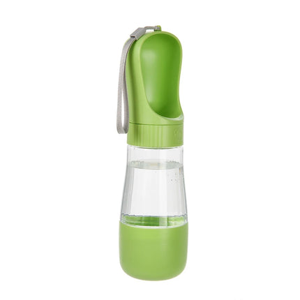 2-in-1 Portable Pet Water Bottle with Food Container – For Dogs and Cats