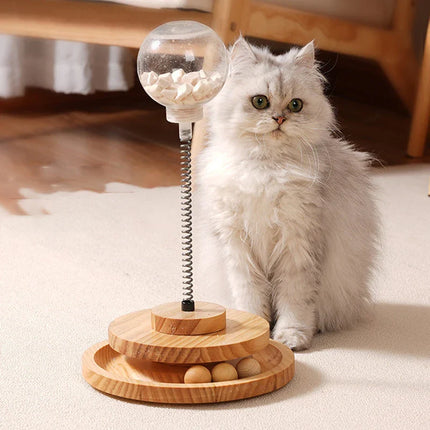 Interactive Cat Toy – Food Dispensing Training Accessory for Cats