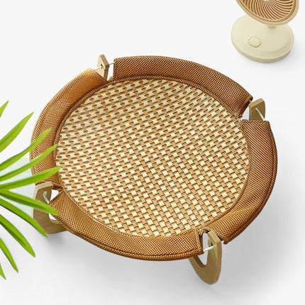 Wooden Bed with Hammock – Compact Resting Spot for Cats