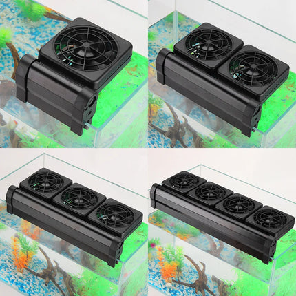 Adjustable Aquarium Cooling Fan – Heat Dissipation for Fish, Shrimp & Plant Tanks