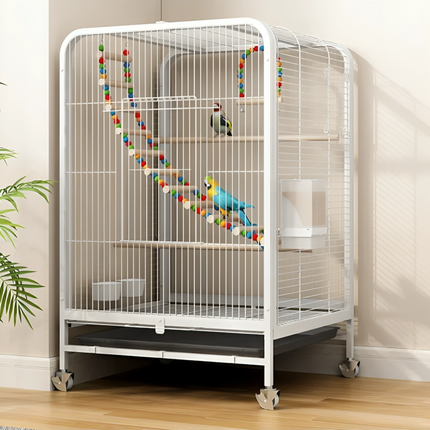 Large Bird Cage Villa - Spacious Pet Habitat