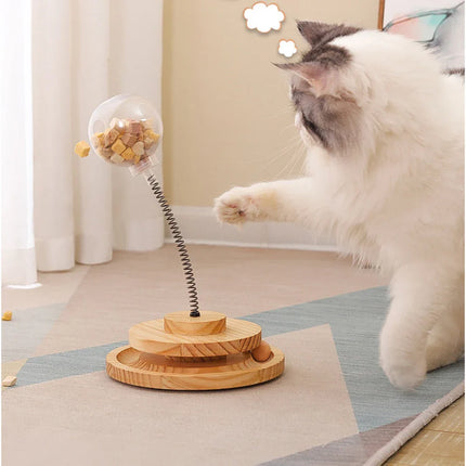 Interactive Cat Toy – Food Dispensing Training Accessory for Cats