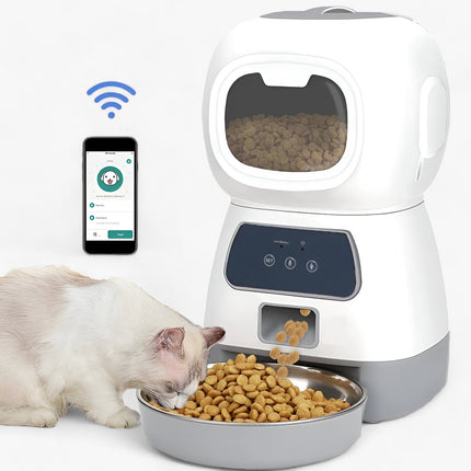 Automatic Pet Feeder – Smart Food Dispenser for Dogs and Cats