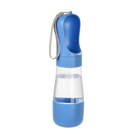 2-in-1 Portable Pet Water Bottle with Food Container – For Dogs and Cats