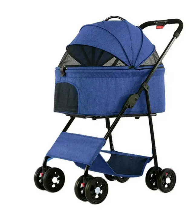 Foldable Pet Stroller – Lightweight and Portable