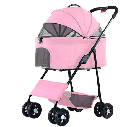 Foldable Pet Stroller – Lightweight and Portable