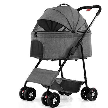Foldable Pet Stroller – Lightweight and Portable