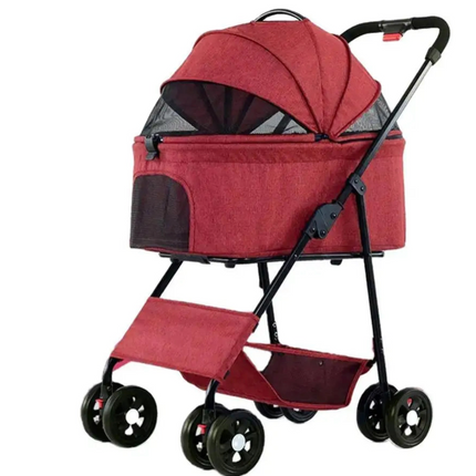 Foldable Pet Stroller – Lightweight and Portable