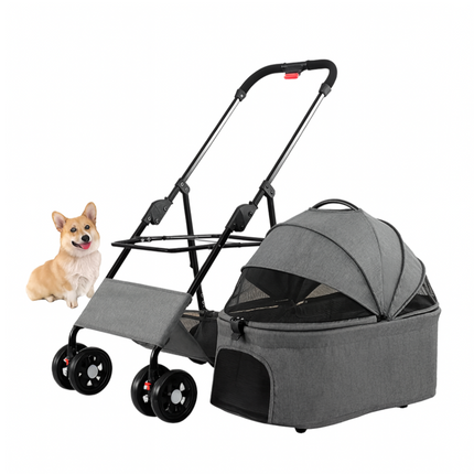 Foldable Pet Stroller – Lightweight and Portable