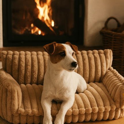 Removable Soft Pet Bed – Washable Felt Sofa for Dogs and Cats