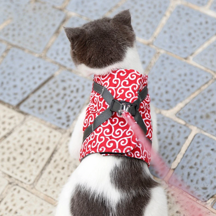Pet Harness and Leash Set – Adjustable Breathable Vest for Cats