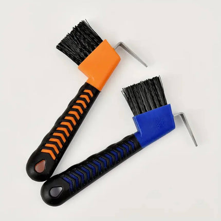 Horseshoe Hook Hoof Cleaning Brush – Stable Grooming Tool