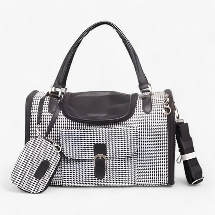 Leather Dog Carrier – Shoulder Bag for Small Dogs