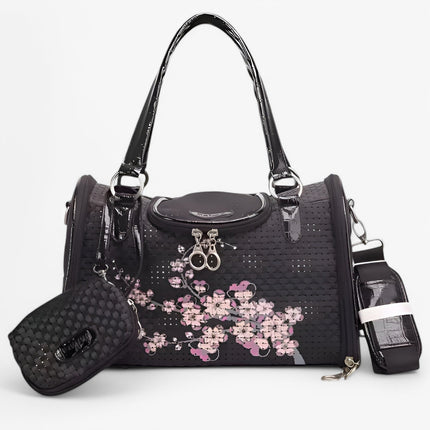 Leather Dog Carrier – Shoulder Bag for Small Dogs