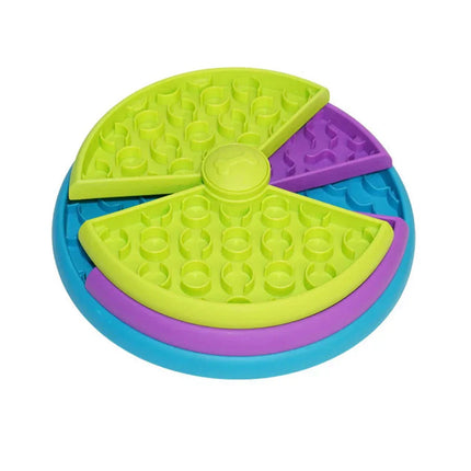 Booteely Slow Feeder Dog Bowl – 3-Level Puzzle with Non-Slip Base