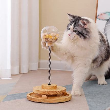 Interactive Cat Toy – Food Dispensing Training Accessory for Cats