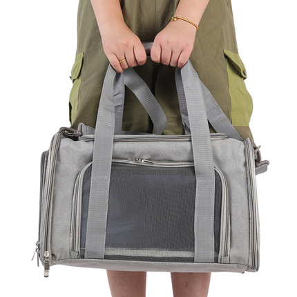 Pet Travel Carrier Bag – Soft-Sided Backpack for Small Dogs and Cats