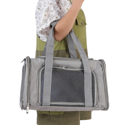 Pet Travel Carrier Bag – Soft-Sided Backpack for Small Dogs and Cats