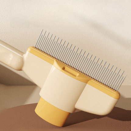 Pet Grooming Brush – Self-Cleaning Comb for Dogs and Cats