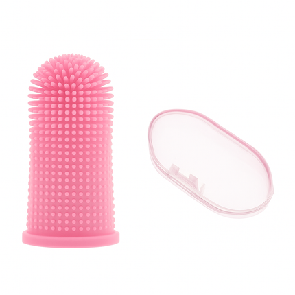Pet Finger Toothbrush – Soft Silicone Cleaning Tool for Dogs and Cats